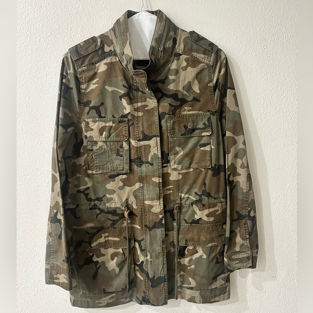 Camouflage Military Style Jacket